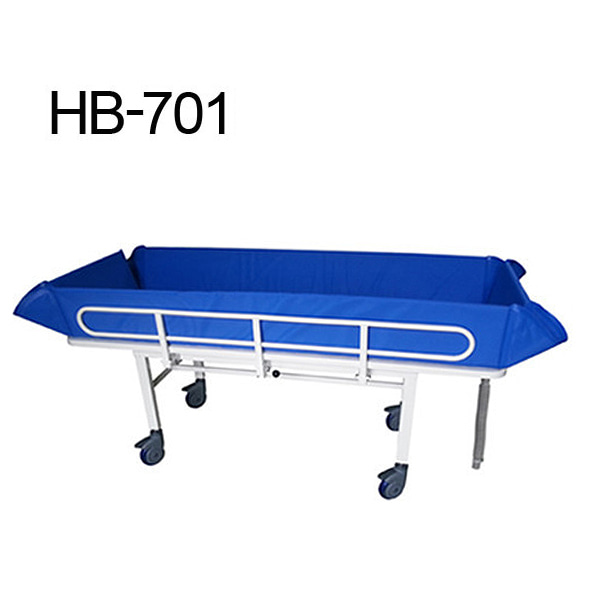 환자목욕침대 높이고정식샤워트롤리 HB-701